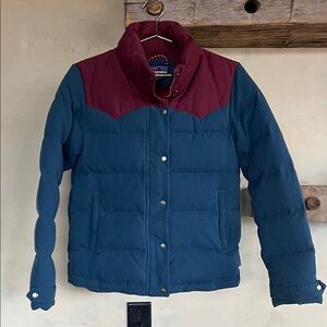 Patagonia Bivy Down Jacket bicolor western coat